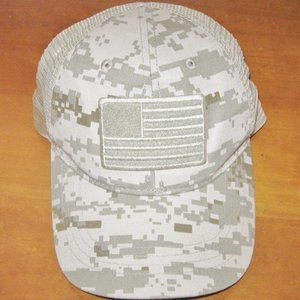 USA Flag Digital Camouflage Baseball Cap Highland Tactical One Size
